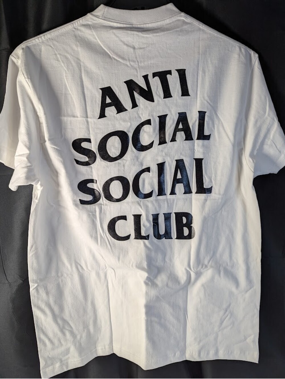 Anti Social Social Club ASSC Classic Logo Mind Games T-Shirt White Black Size XL